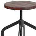 thumbnail image 2 of 24'' Counter Height Stool with Swivel Lift Wood Seat, 2 of 3