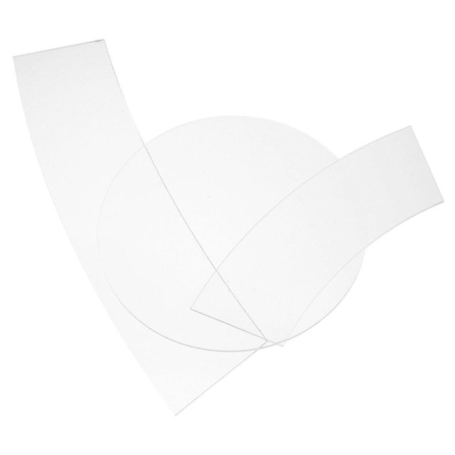 3pcs Clear Acrylic Quilting Stencil Set Transparent Sewing Ruler Bucket Hat Templates High Precision Patchwork Tools for DIY Projects Patchwork