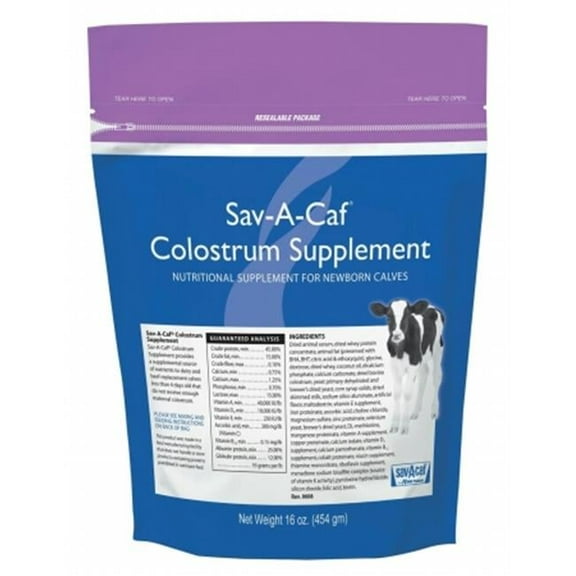 Milk Products,inc Sav-a-caf Colostrum Supplement 16 Ounce - 01-7514-0210
