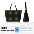 thumbnail image 4 of Fotbe Mandala With Marijuana Leaf Bolsa de Viaje para Playa - Resistente al Agua, Bolsa Tote de Gran Capacidad y Ligera con 7 Bolsillos para Mujeres y Hombres, 4 of 7