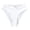 White, variant on Women V Cut Cheeky Bikini Bottom - High Cut Bathing Suit Bottom Mid Rise Swim Bottoms Swimsuit