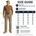 thumbnail image 7 of YAPPO Men’s Lightweight Hiking Cargo Pants, Quick Dry 4-Way Stretch Water Resistant Tactical Work Pants with Secure Zipper Pockets, 7 of 7