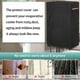 thumbnail image 4 of AIickwang Cubierta de enfriador de aire evaporativo portátil para exteriores, cubierta de enfriador de pantano impermeable resistente 600D, negro, 4 of 5