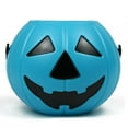 thumbnail image 3 of Cubo de dulces de colores, decoraciones de Halloween escalofriantes, cubos de dulces de calabaza portátiles con asas de amplia capacidad para truco o trato, 3 of 4