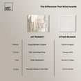 thumbnail image 6 of Art Remedy Muted Neutral Art Canvas, 45" x 36", Gallery Wrapped, Striated Texture II, 6 of 7