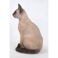 thumbnail image 4 of Garden Decor Animal Statue Sitting Siamese Cat Statue, 4 of 4