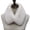 Beige, variant on Women Faux Hair Collar Shawl Color Furry Plush Fake Collar Scarf Wrap Parkas Coat Hood Decor Accessory