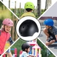 thumbnail image 5 of Kids Helmet, Toddler Helmet Adjustable Toddler Bike Helmet Ages 3-8 Years Old Boys Girls Multi-Sports Safety，Black, 5 of 8