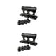 thumbnail image 2 of Speravity Universal Car Roof Fast Release Bike Front Fork Abrazadera fija Reemplazo Aleación de aluminio Road Bicycles Forks Stand Fastener Negro 2piezas, 2 of 6