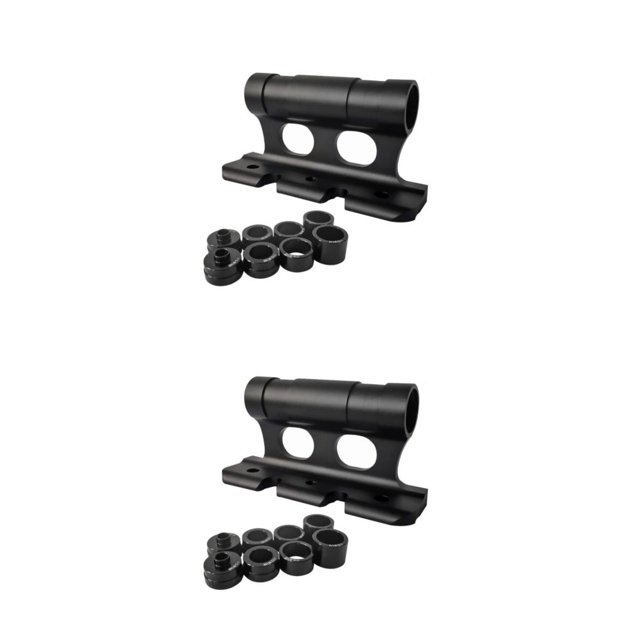 Scienceny Horquilla delantera Universal para techo de coche, liberación rápida, para bicicleta de montaña, abrazadera fija, horquillas para Negro 2piezas