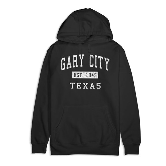 Gary City Texas Classic Established Premium Cotton Hoodie