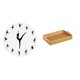 thumbnail image 1 of Reloj de pared con diseño de bailarina de ballet, silencioso, decorativo para cocina, oficina, hogar, cestas de frutas tejidas, cuenco para servir ape, 1 of 8