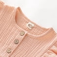 thumbnail image 5 of 9 Months Baby Girls Clothes 12 Months Girls Romper Solid Color Infant Girls Sleeveless Bodysuit Onesies Pink, 5 of 7