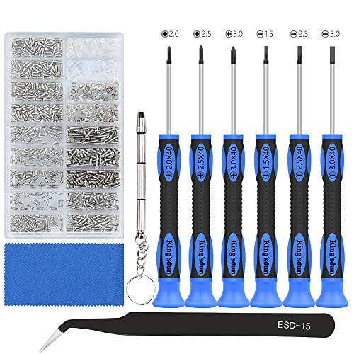 Eyeglass Repair Tool Kit, Kingsdun Glasses Precision Screwdriver Set
