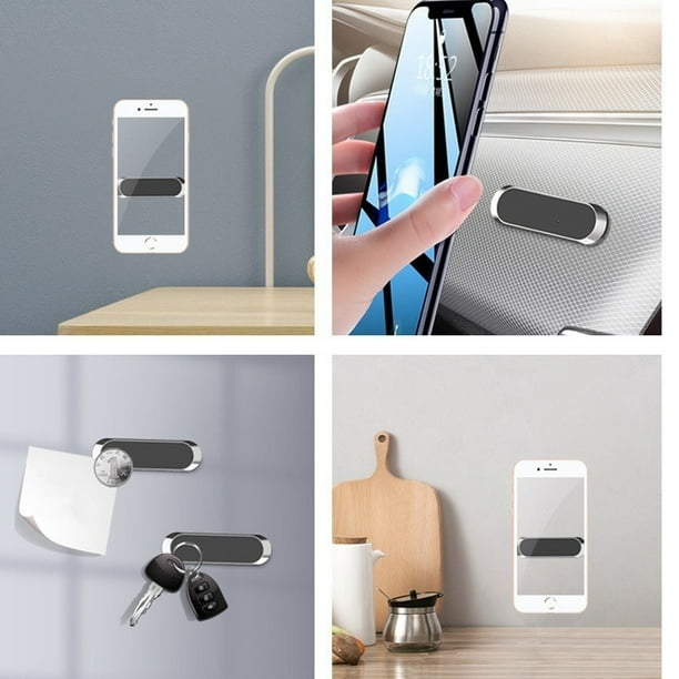 Magnetic Car Phone Holder Stand Car Air Vent Mount Wall Metal