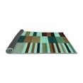 thumbnail image 2 of Ahgly Company Indoor Square Abstract Light Blue Contemporary Area Rugs, 4' Square, 2 of 4