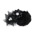thumbnail image 4 of Offray Accessories, Black Satin Tulle With Gem Flower Cluster Embellishment, 1 Each, 4 of 6