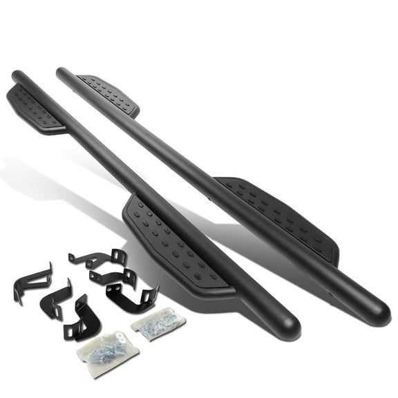 DNA Motoring 3" OE Style Matte Black Side Step Nerf Bars Running Boards for 05-20 Tacoma Crew Cab