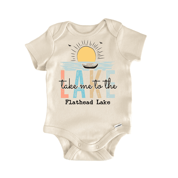 Flathead Lake - Baby Bodysuit
