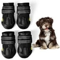 thumbnail image 1 of TIMIFIS Dog Cat Shoes Boots Dog Boots Skid-Proof Dog Booties With Reflective Rugged Sole 4PC - Fall/Winter, 1 of 3