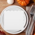 thumbnail image 1 of WHAMVOX Versatile White Disposable Napkins for Weddings Dinner Parties and Hotel Events, 1 of 7