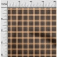 thumbnail image 2 of oneOone Cotton Cambric Rose Brown Fabric Tartan Sewing Craft Projects Fabric Prints By Yard 42 Inch Wide, 2 of 4