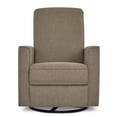thumbnail image 5 of Evolur Harlow Deluxe Glider With Back Massager |Recliner| Rocker, Light Truffle, 5 of 13