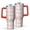 Red Christmas House, variant on Red Christmas House and Tree Pattern Tumbler with Handle and Lid,40oz Double Wall Vacuum Insulated Tumbler,Cups Gift for Women and Men