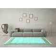 thumbnail image 3 of Ahgly Company Indoor Rectangle Persian Light Blue Traditional Area Rugs, 7' x 9', 3 of 4