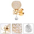 thumbnail image 4 of SPRING PARK Modern Crystal Shape Wall Light Sconce Bedroom Lampshade Lamp Mount Home Decor, 4 of 7