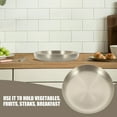 thumbnail image 3 of FELTECHELECTR Stainless Steel Dinner Plate Square 1Pack 7.86X7.86X1.18in, 3 of 5