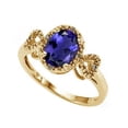 thumbnail image 2 of Tommaso Design� Oval 8x6mm Genuine Iolite Ring, 2 of 9