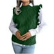 thumbnail image 2 of Suéter de cuello alto para mujer, camiseta holgada lisa de moda, blusa de lentejuelas de manga corta, blusa informal de cuello redondo para mujer, 2 of 8