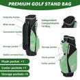 thumbnail image 5 of XDriveMax 10 Pieces Complete Womens Golf Clubs Set Right Hand for Female Includes Stand Bag with Rain Hood, 1#Driver 3#Wood #5 Hybrid,with 3 Head Covers, 6# 7# 8# 9# PW# Irons and Putter Green, 5 of 7