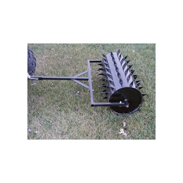 Yard Tuff Drum Steel Spike Lawn Aerator Roller w 36 Inch Width 78 Spikes