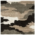 thumbnail image 5 of SAFAVIEH Florida Edwin Camouflage Shag Area Rug, Beige/Multi, 6'7" x 6'7" Round, 5 of 10