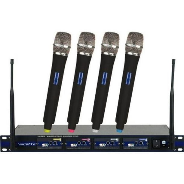 VOCOPRO UHF5800 Professional 4Channel UHF Wireless Microphone System
