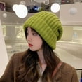 thumbnail image 2 of COCOpeaunt Winter Hats for Woman New Beanies Knitted Big Size Hat Girls Autumn Female Beanie Caps Warmer Bonnet Ladies Casual Cap, 2 of 6