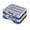 Blue-2 PACK, variant on Hardware Organizer Box With 34 Compartments & Removable Dividers - Durable Plastic Double Side Tools For Nuts Bolts Screws Nails Small (blue)