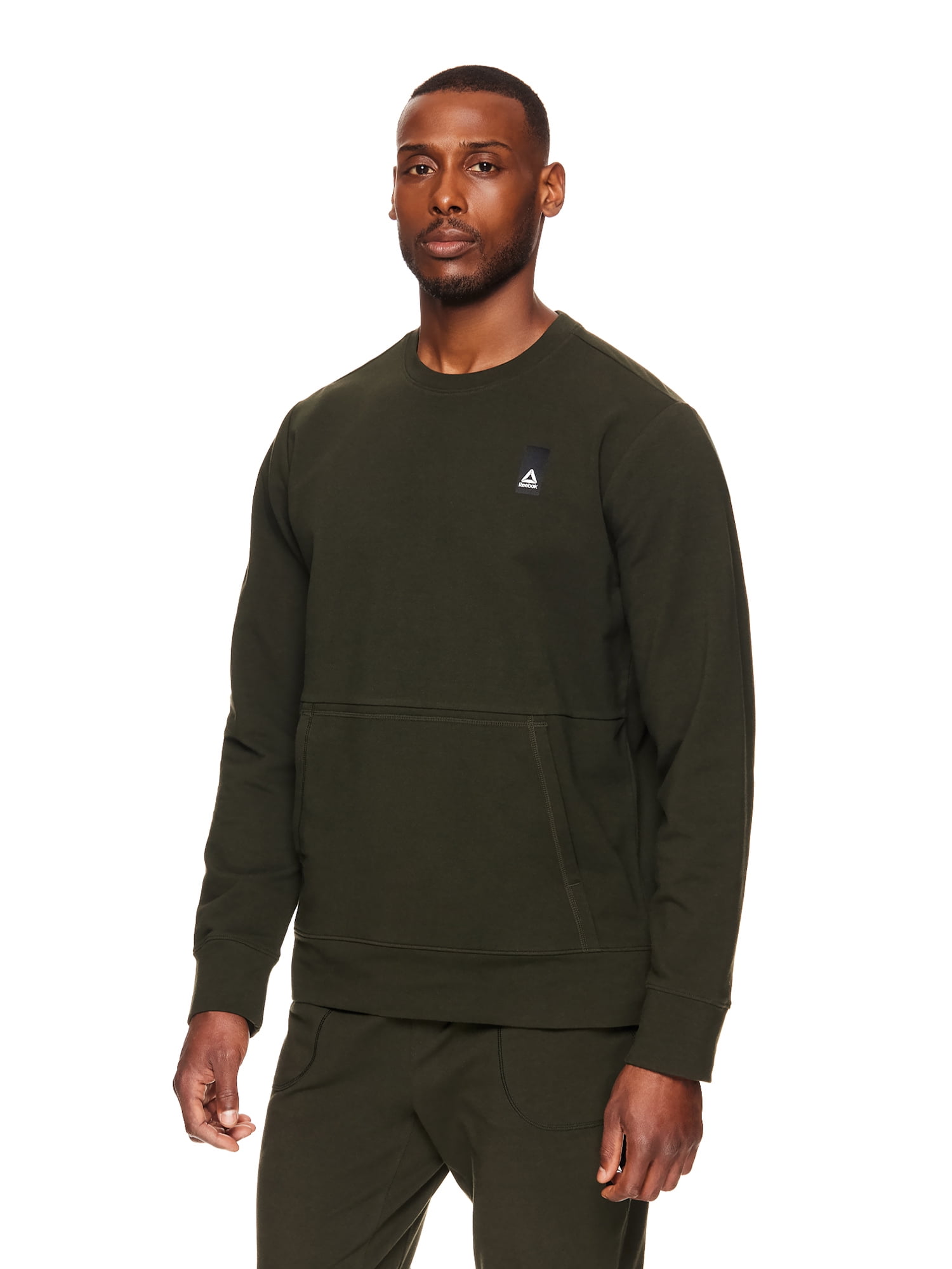 Reebok Men's Fundamental Crewneck Sweatshirt, up to Size 3XL