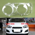 thumbnail image 1 of Transparent Lampshade Lamp Shade Front Headlight Shell Headlamp Cover Lens Plexiglass For Chevrolet Aveo 2011 2012 2013, 1 of 1