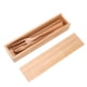 thumbnail image 5 of Juego de 4 palillos y cucharas, vajilla de madera portátil con caja para el hogar, hotel, restaurante, 5 of 10