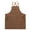 Brown, variant on FunChaos Canvas Chef Aprons for Men Women, Adjustable Strap Aprons with 3 Pockets for Kitchen Grilling, Cooking, Black