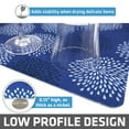 thumbnail image 4 of Drymate XL Dish Drying Mat, Oversized (19”x24”), Low-Profile, Super Absorbent, Quick Dry Fabric, Waterproof & Slip-Resistant, for Kitchen Counter, Trimmable, Easy to Clean (Medicine Blue), 4 of 7
