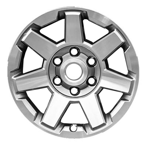 Remanufactured Machined Medium Charcoal Metallic Aluminum Wheel 17 x 7.5 4261135540 fits 2014-2020 Toyota 4Runner