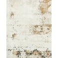 thumbnail image 1 of Ahgly Company Indoor Rectangle Abstract White Chocolate Beige Abstract Area Rugs, 8' x 10', 1 of 6