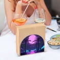 thumbnail image 3 of Yayeee Napkin Holder for Table Set of 2 Kitchen Paper Tissue Organization, Pink Neon Road, 3 of 8