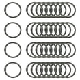 thumbnail image 1 of Uxcell 36Pcs Loose Leaf Binder Rings, 1.5 Inch Metal Open Card Rings Heavy Duty Book Rings for Key Index Card Rings Paper Rings Office, Black, 1 of 7