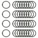 thumbnail image 1 of Uxcell 36Pcs Loose Leaf Binder Rings, 1.5 Inch Metal Open Card Rings Heavy Duty Book Rings for Key Index Card Rings Paper Rings Office, Black, 1 of 7
