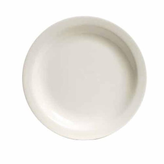 Tuxton China TNR-005 Nevada 5.5 in. Narrow Rim Plate - White - 3 Dozen